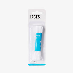 100cm Flat Lace White