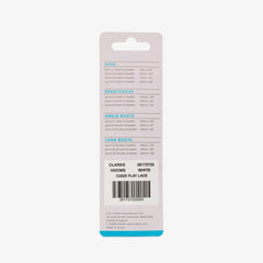 100cm Flat Lace White