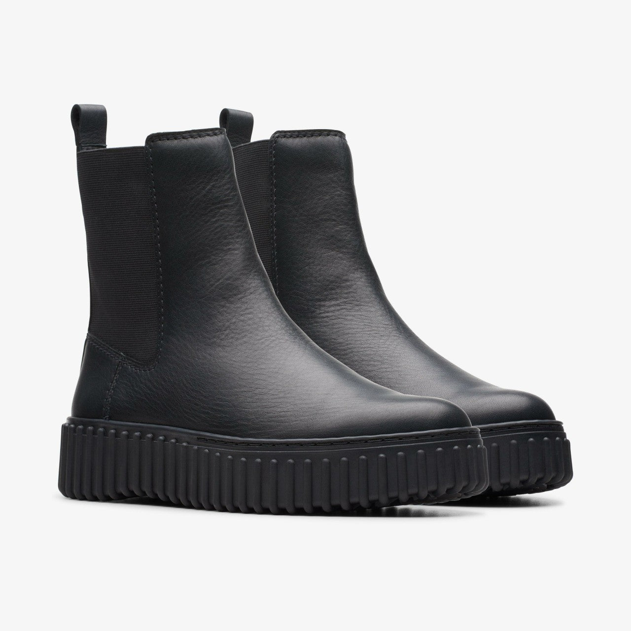 Torhill Maple Ankle Boot Black Leather