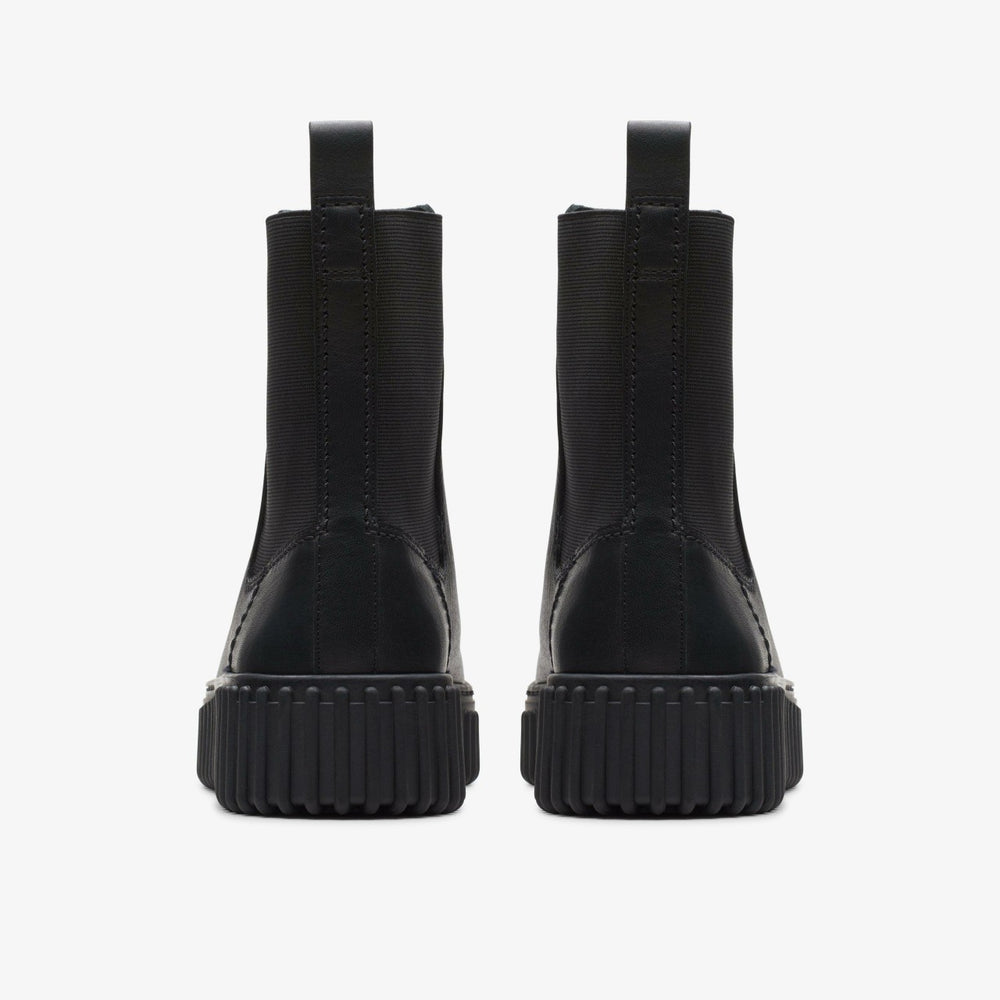 Torhill Maple Ankle Boot Black Leather