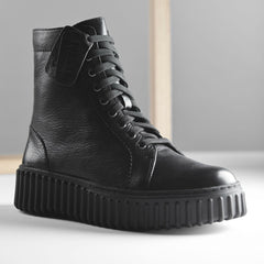 Torhill Rise Ankle Boot Black Leather