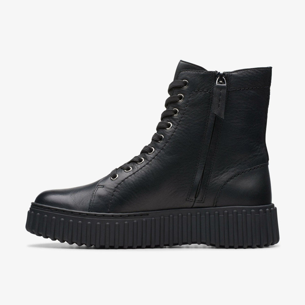 Torhill Rise Ankle Boot Black Leather