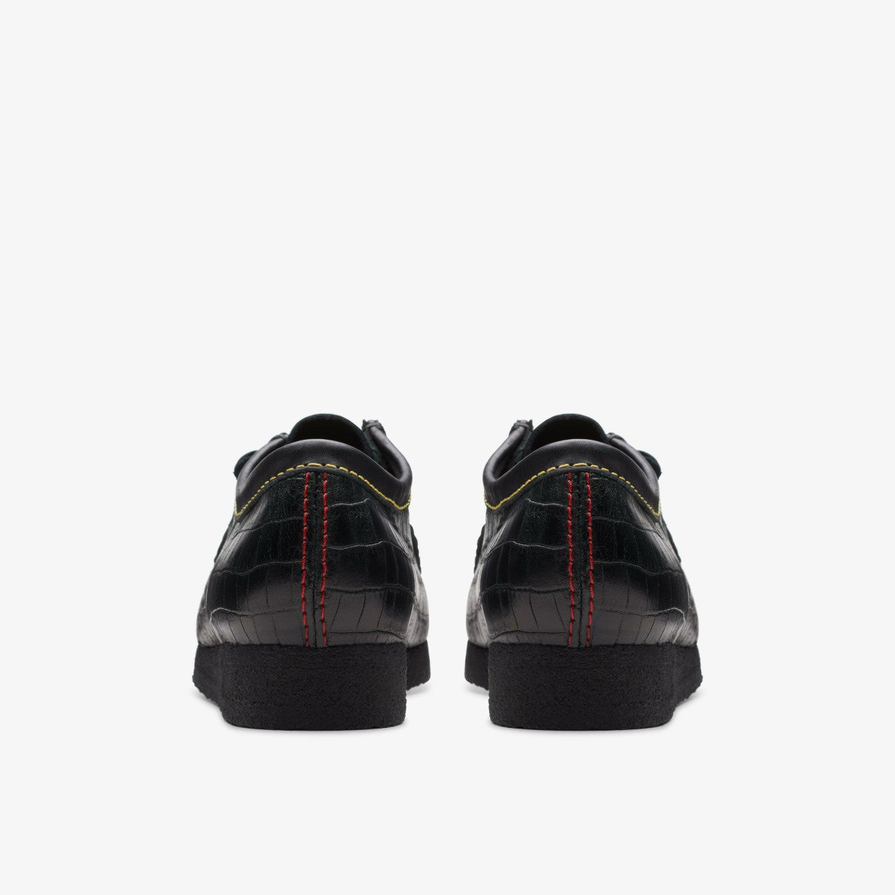 Wallabee Black Crocodile