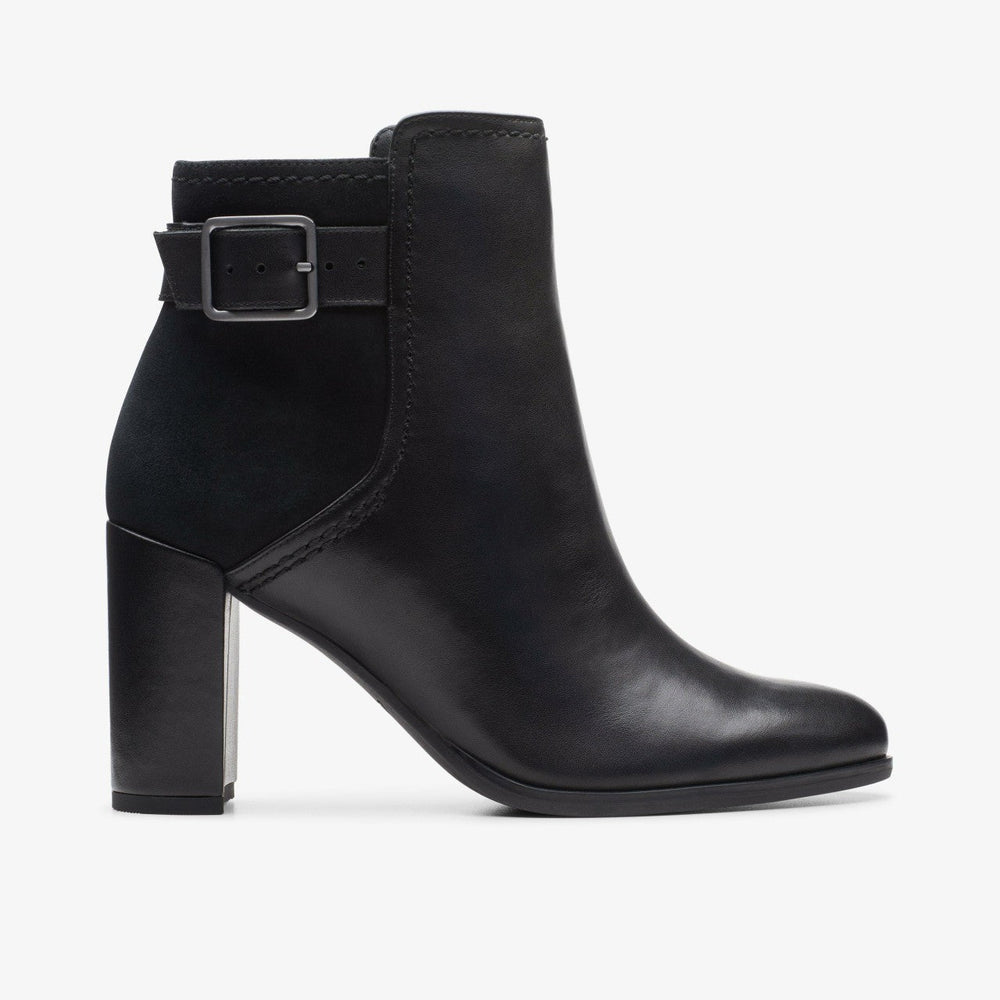 Freva 85 Buckle Black Leather
