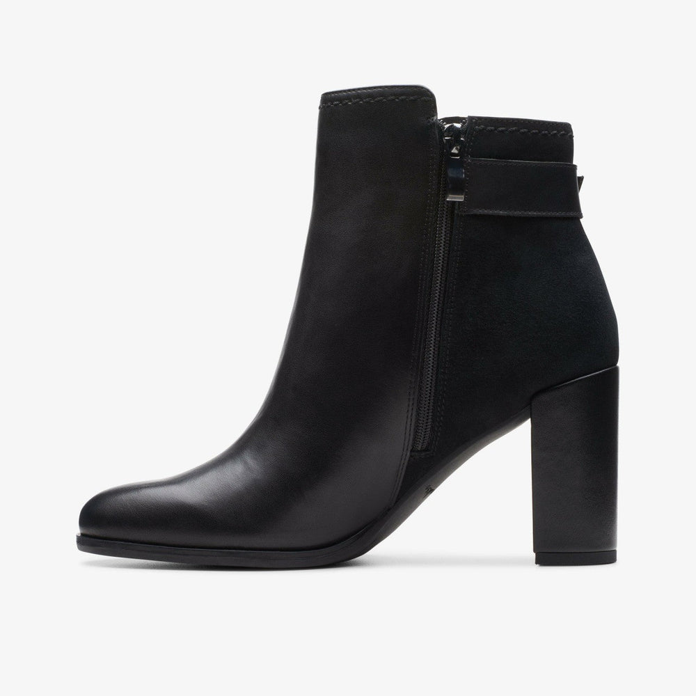 Freva 85 Buckle Black Leather