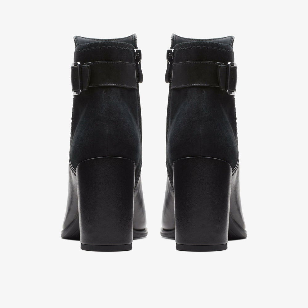 Freva 85 Buckle Black Leather