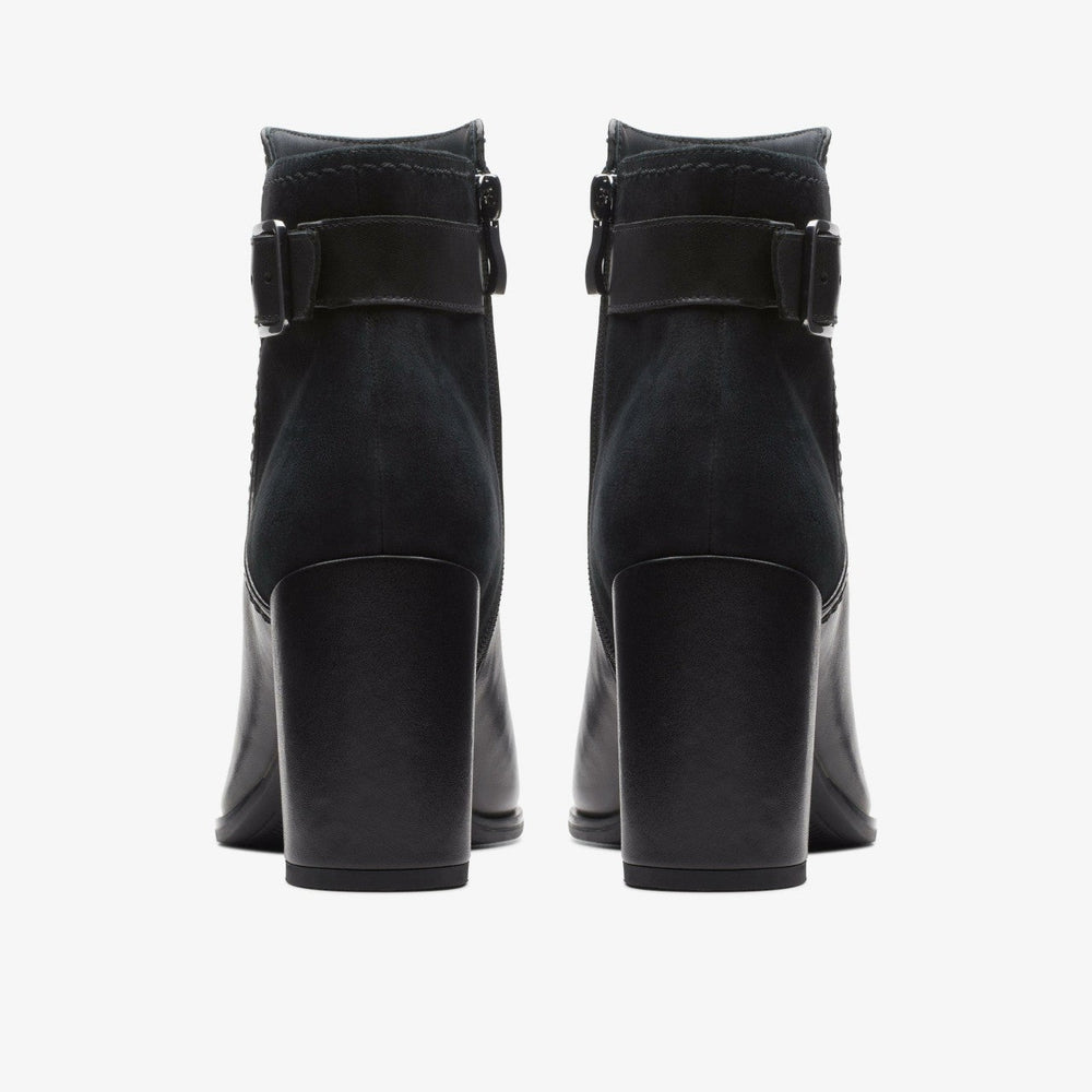 Freva 85 Buckle Black Leather