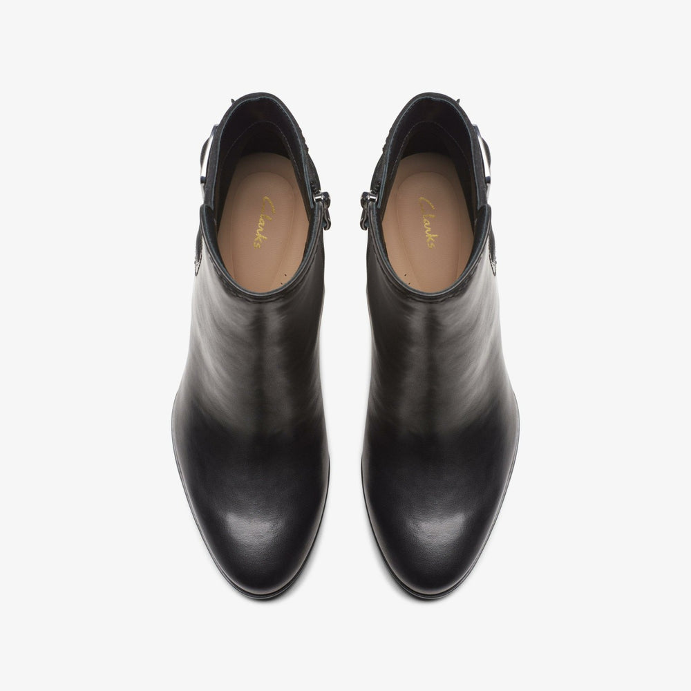 Freva 85 Buckle Black Leather