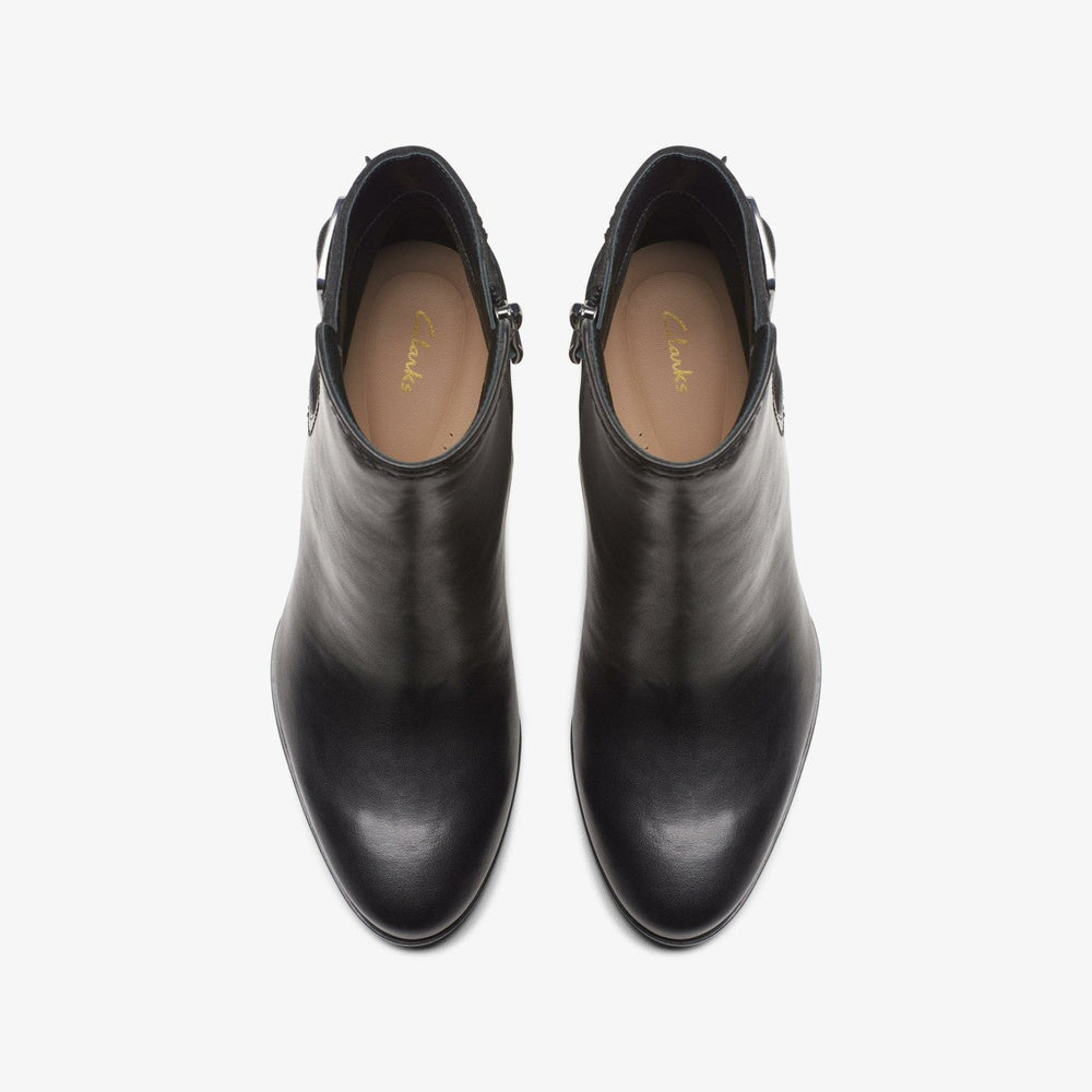 Freva 85 Buckle Black Leather