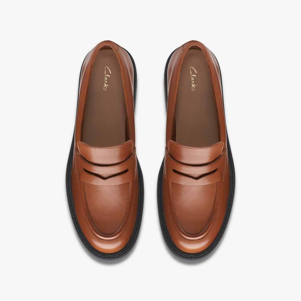 Orinoco 2 Penny Loafer Dark Tan Leather