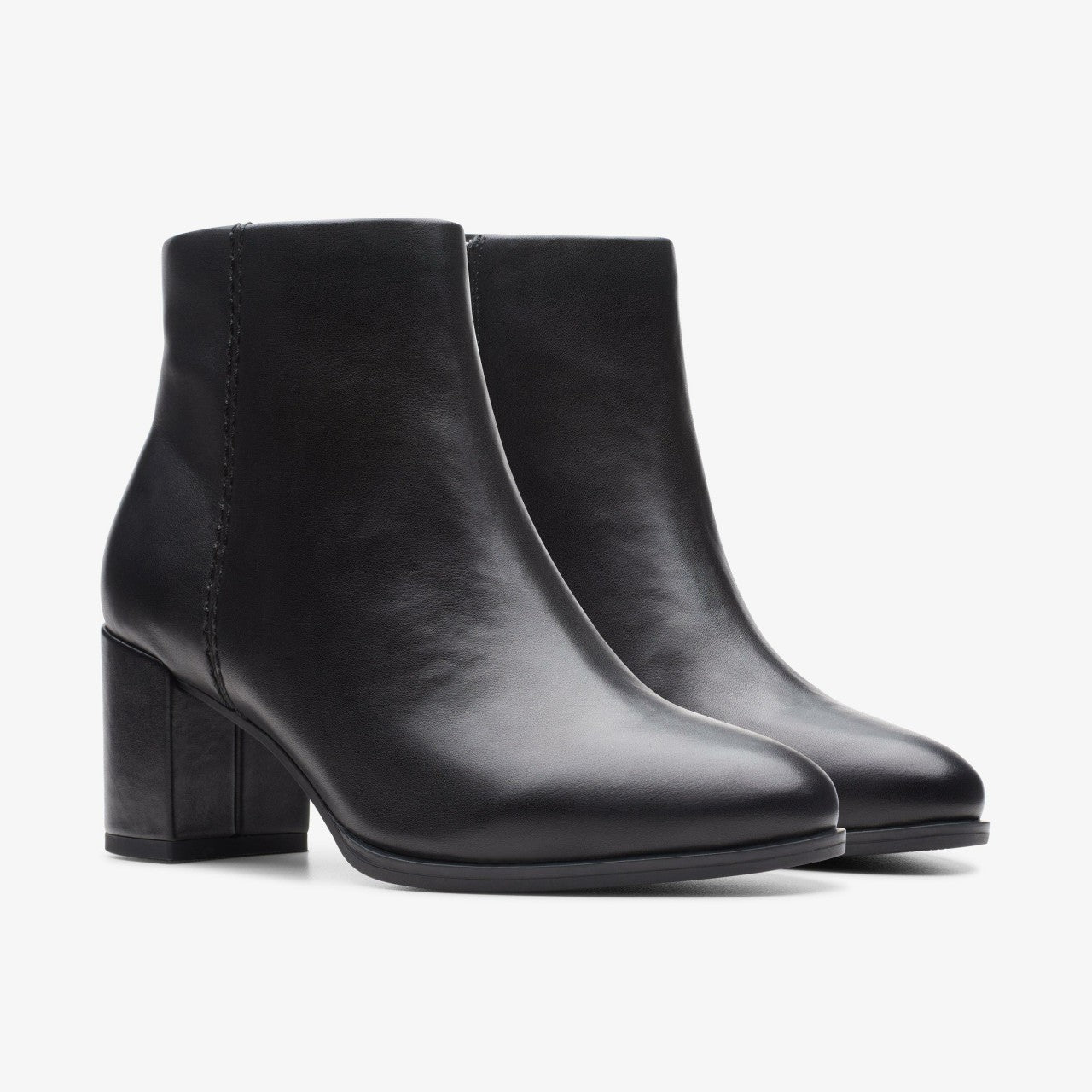 Freva 55 Zip Ankle Boot Black Leather