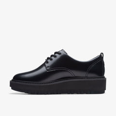 Orianna W Derby Black Leather