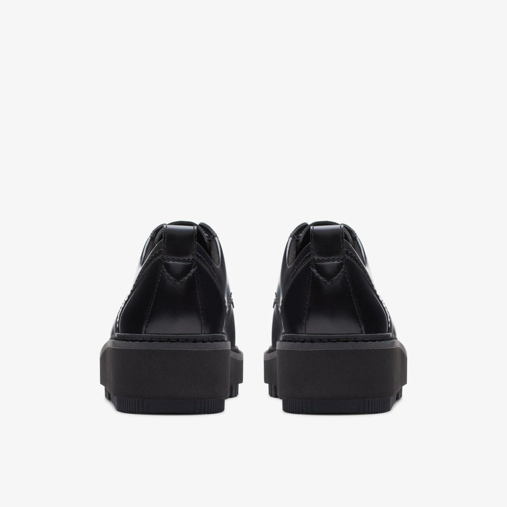 Orianna W Derby Black Leather