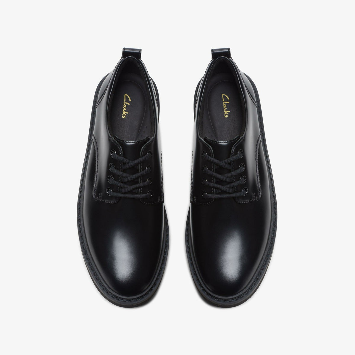 Orianna W Derby Black Leather