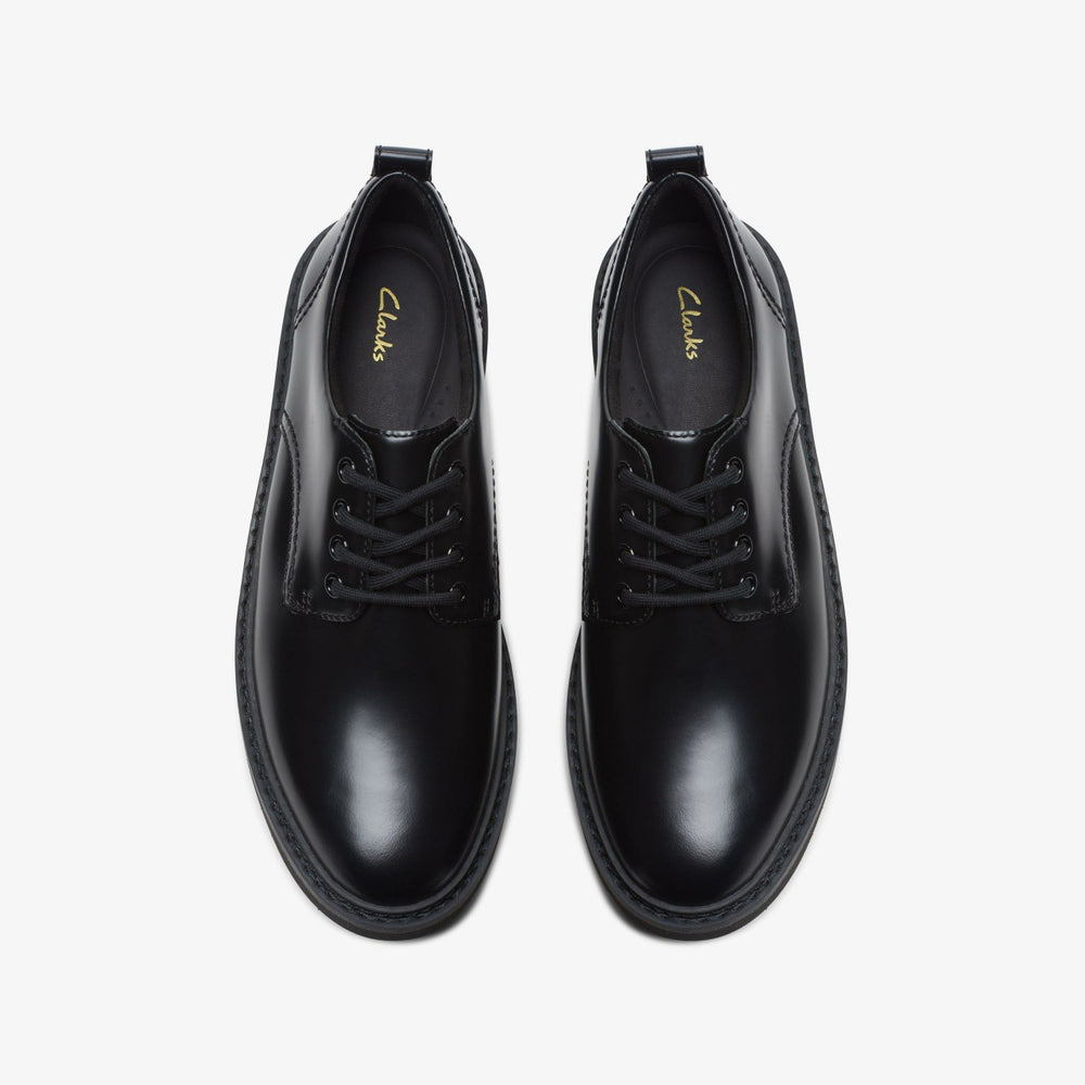 Orianna W Derby Black Leather