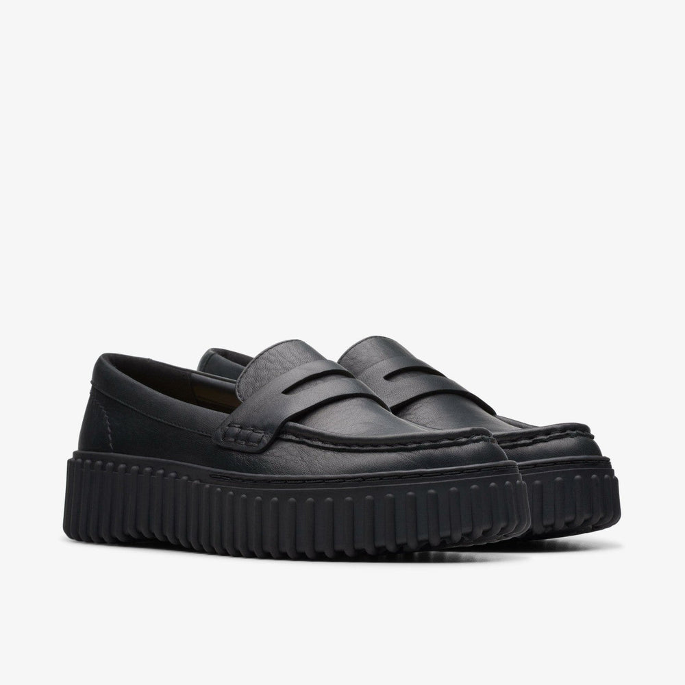 Torhill Penny Loafer Black Leather