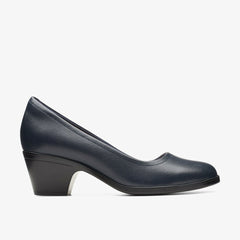 Emily2 Ruby Navy Leather