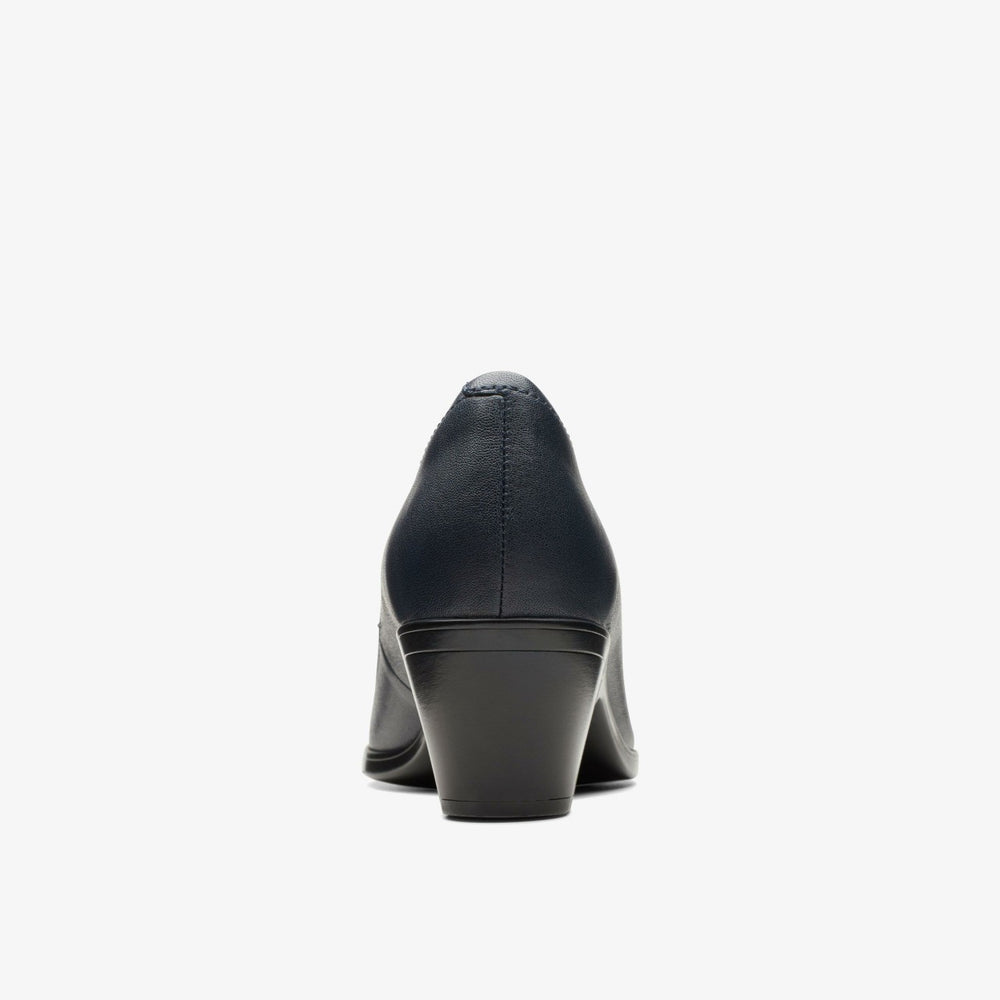 Emily2 Ruby Navy Leather