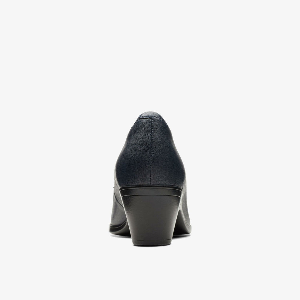 Emily2 Ruby Navy Leather
