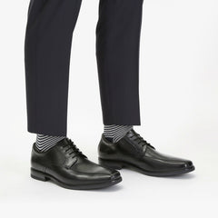Howard Over Black Leather