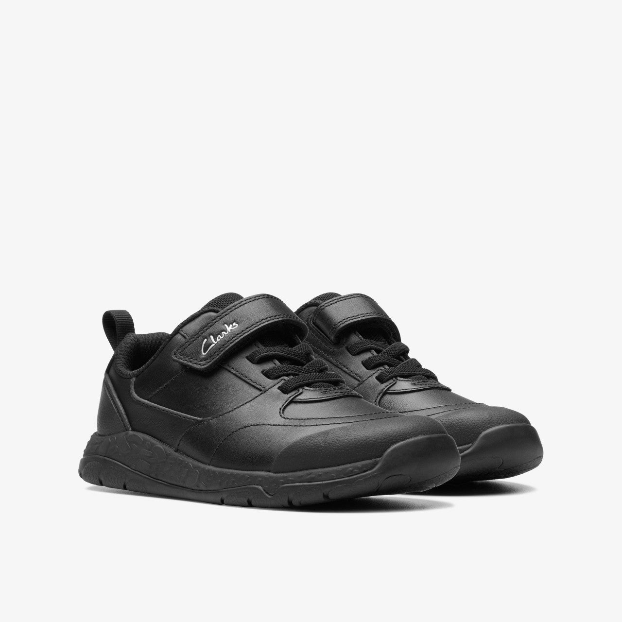 Steggy Stride Kid Black Leather