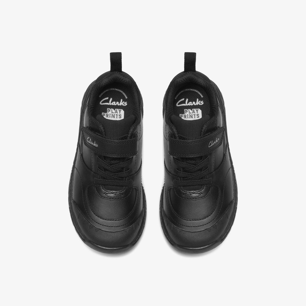 Steggy Stride Kid Black Leather