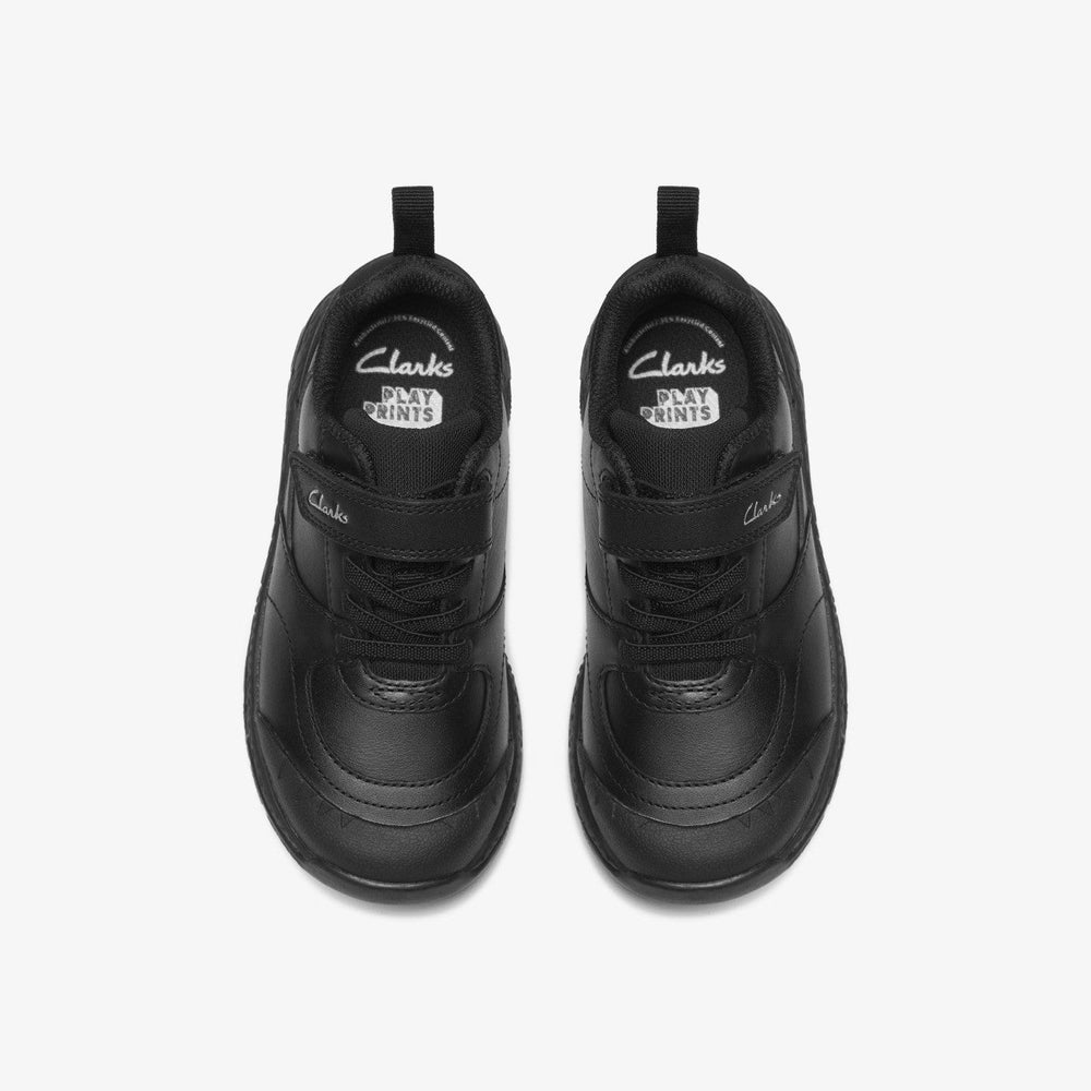 Steggy Stride Kid Black Leather