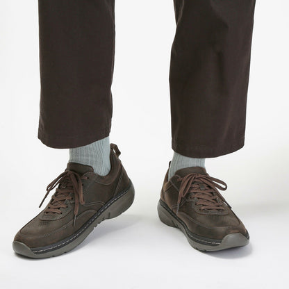 Clarks Pro Lace Dark Brown Tumbled