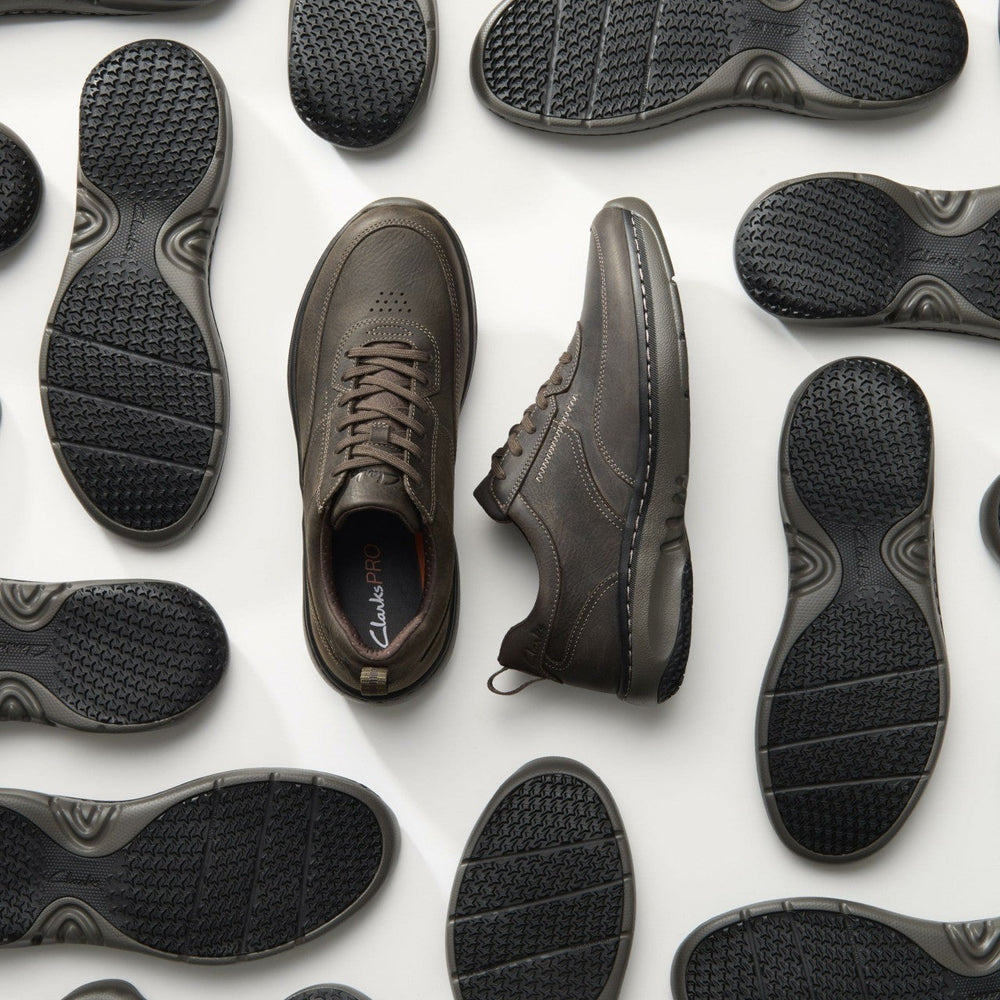 Clarks Pro Lace Dark Brown Tumbled
