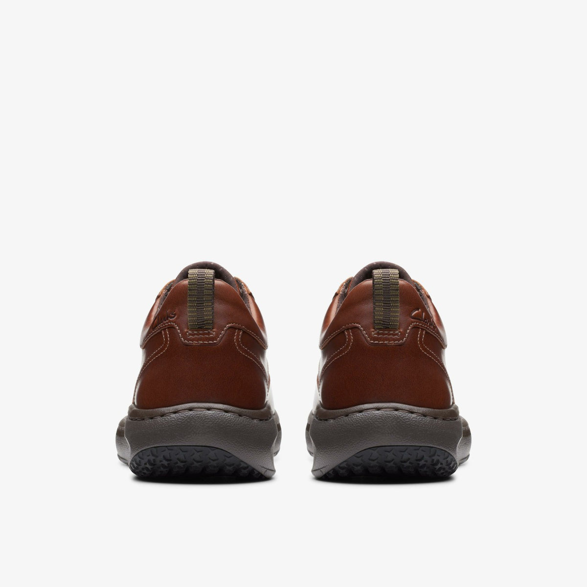 Clarks Pro Lace Dark Tan Leather