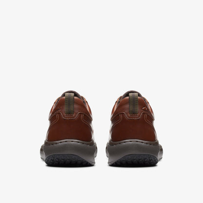 Clarks Pro Lace Dark Tan Leather