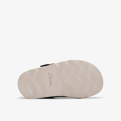 Crown Print Toddler Navy Patent