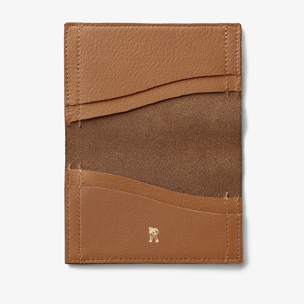 Desert Card Light Tan Leather
