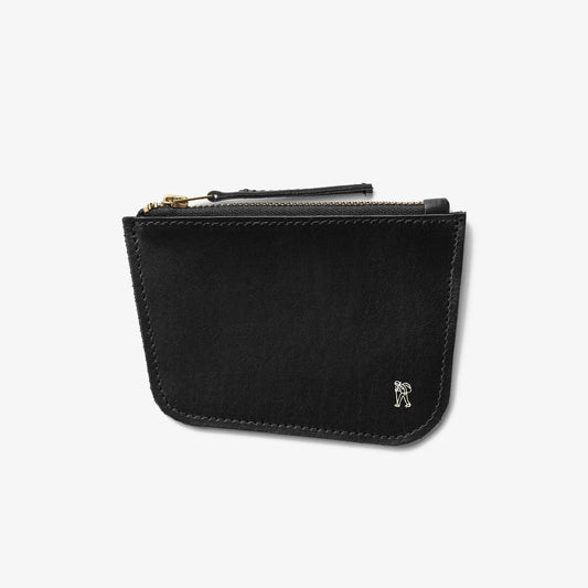 Wallabee Coin Black Leather