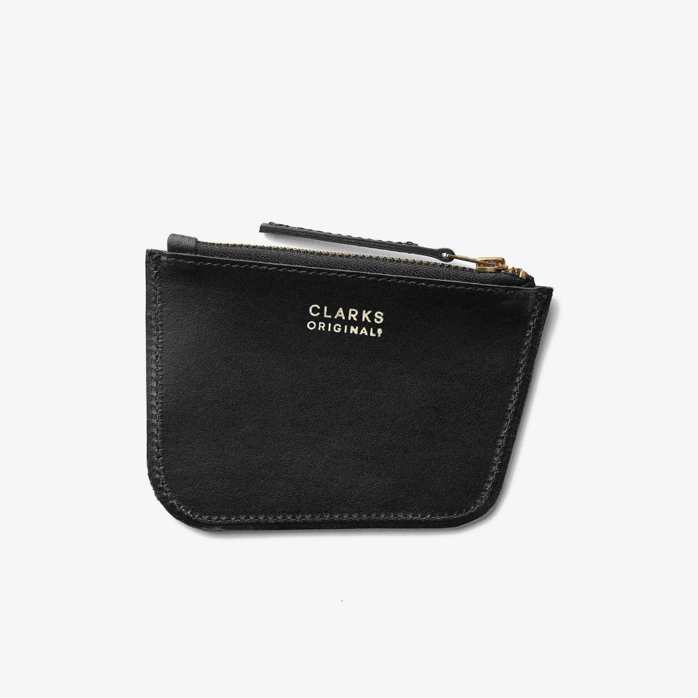 Wallabee Coin Black Leather