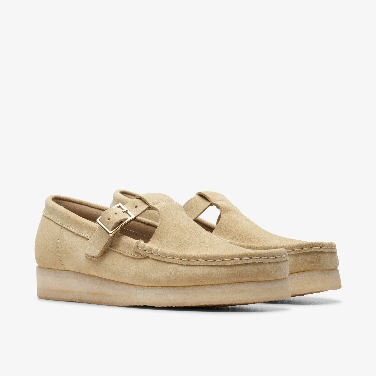 Wallabee T Bar Maple Suede