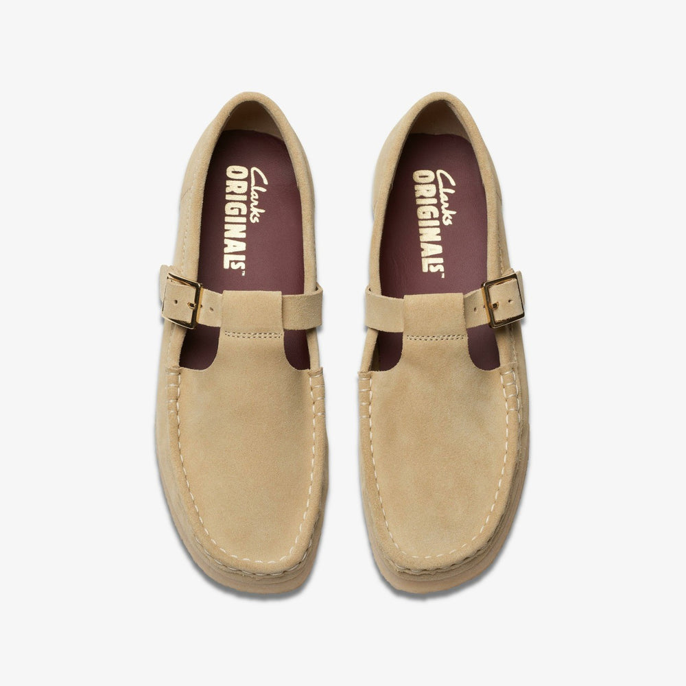 Wallabee T Bar Maple Suede
