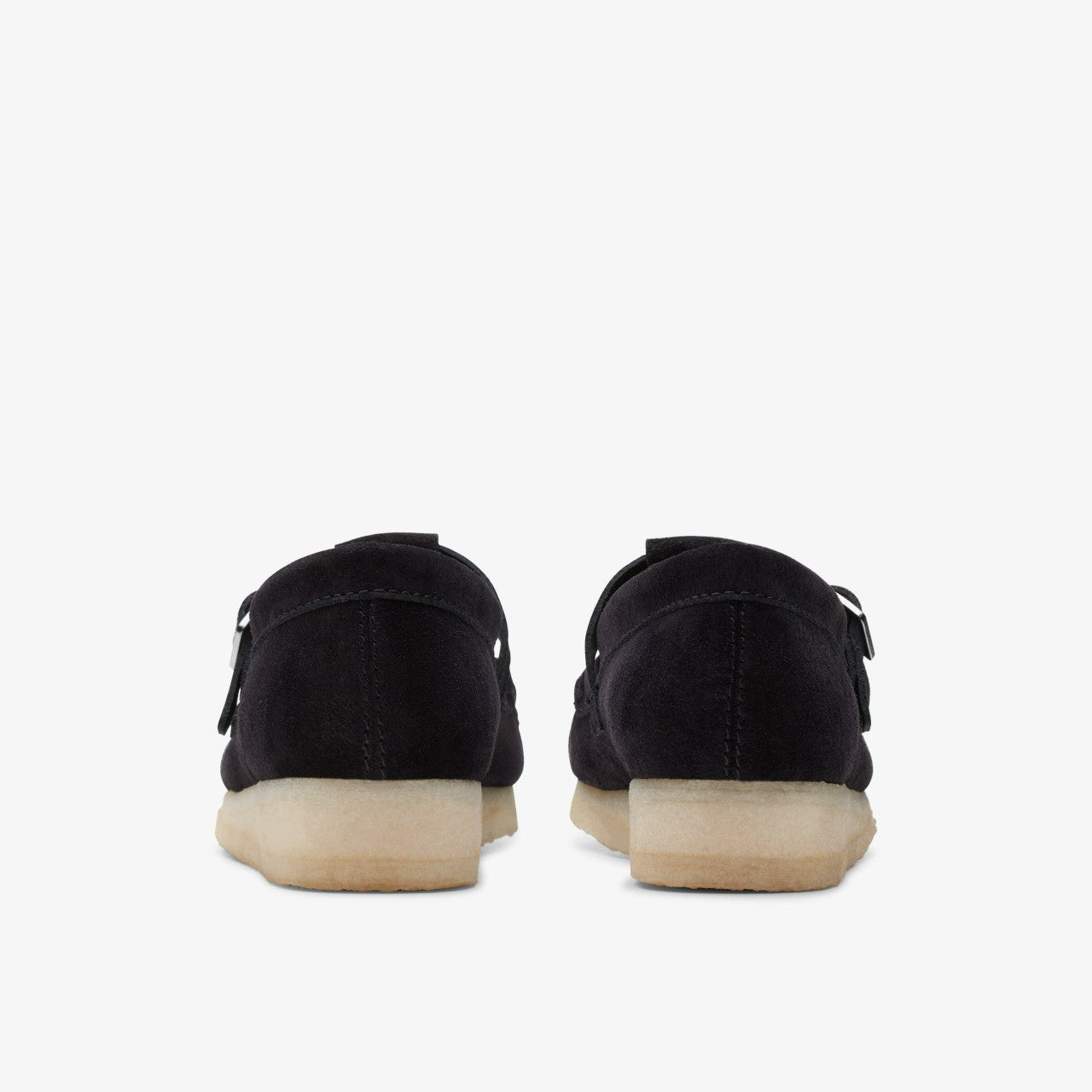 Wallabee T Bar Black Suede