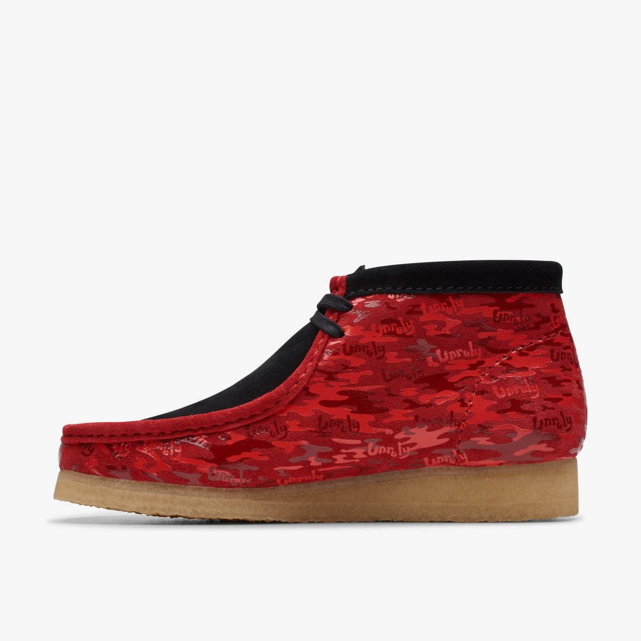 Wallabee Boot Red Camouflage