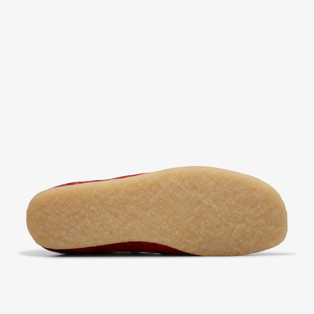 Wallabee Boot Red Camouflage