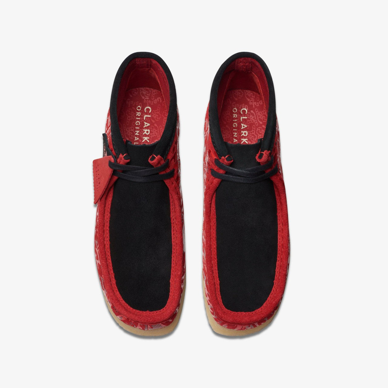 Wallabee Boot Red Camouflage