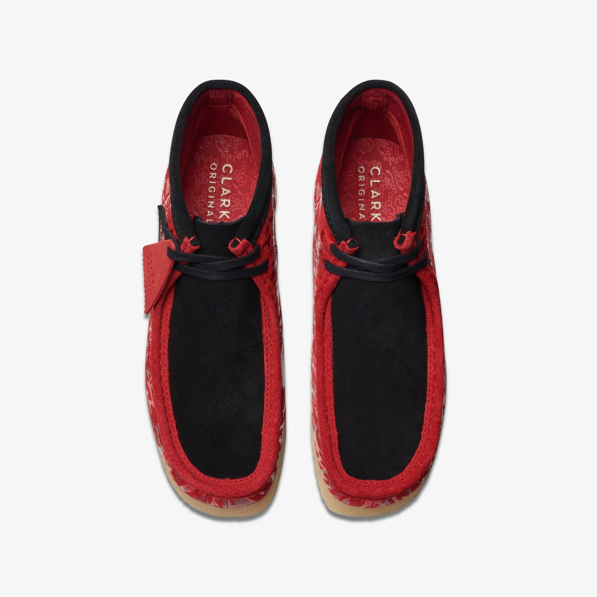 Wallabee Boot Red Camouflage