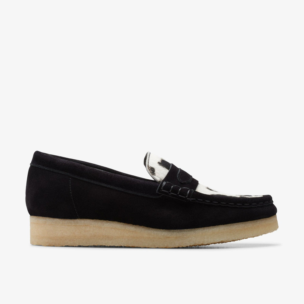 Wallabee Loafer Cow Print HairOn