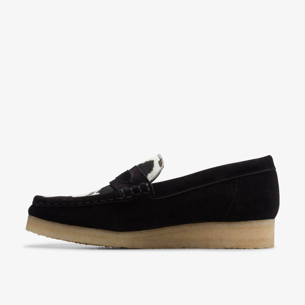 Wallabee Loafer Cow Print HairOn