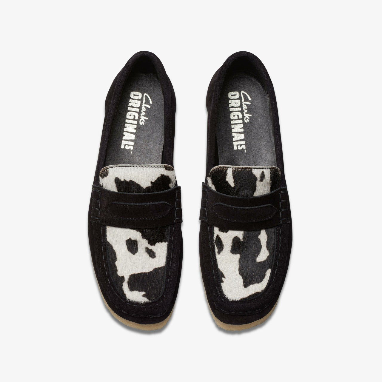 Wallabee Loafer Cow Print HairOn
