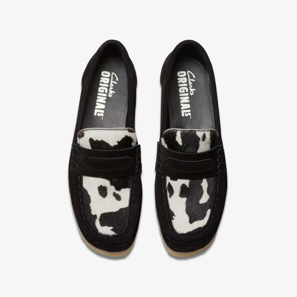 Wallabee Loafer Cow Print HairOn