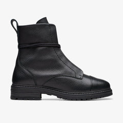 Rixley Lace Black Leather