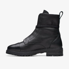 Rixley Lace Black Leather