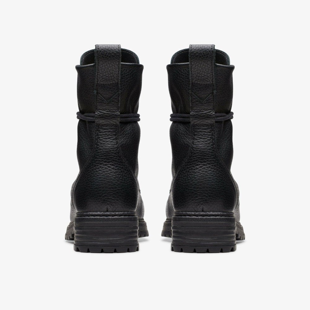 Rixley Lace Black Leather