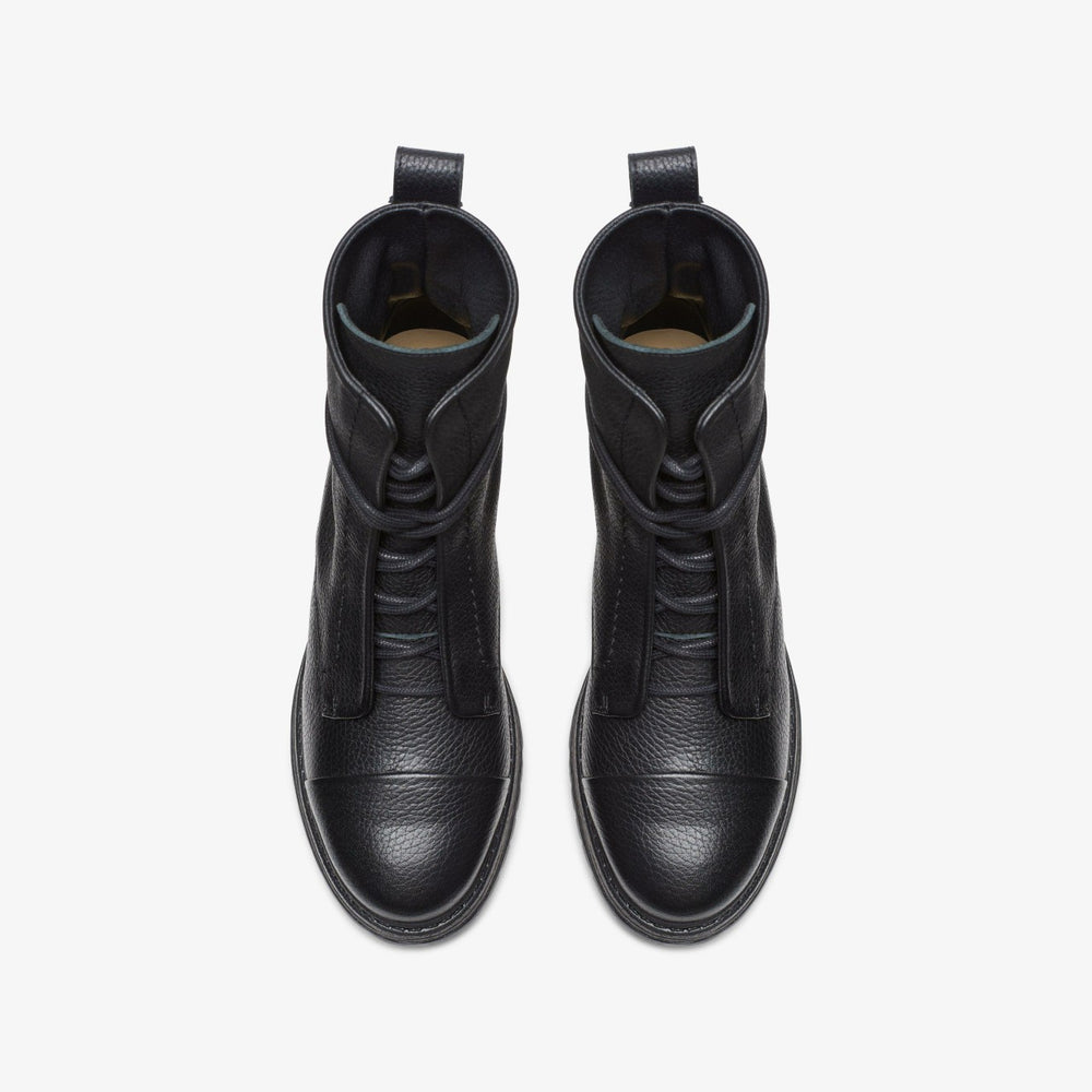 Rixley Lace Black Leather